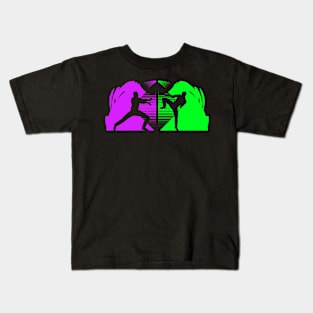 karate fight club Kids T-Shirt